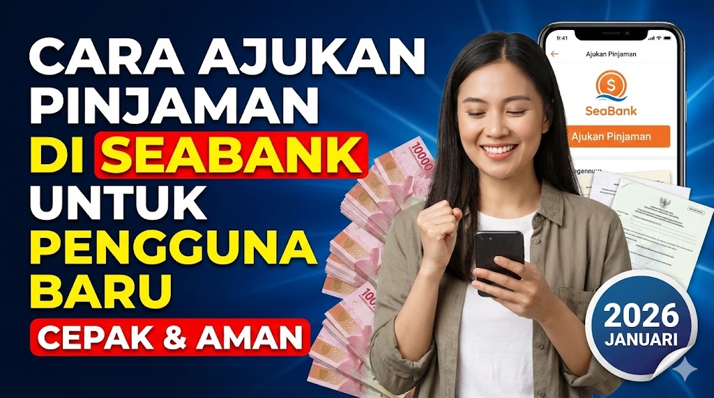 Cara Pinjam Uang di SeaBank 2026: Syarat Mudah, Bunga Rendah, Langsung Cair ke Rekening