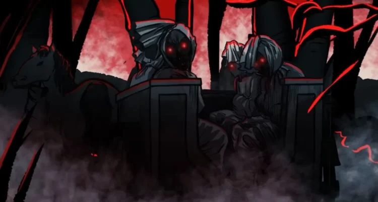 Cerita horor Kejawen Jawa Timur tentang Andong Pocong, legenda mistis kendaraan jenazah yang muncul di jalan sunyi dan membawa teror hingga sekarang. Cerita horor Kejawen Jawa Timur tentang Andong Pocong, legenda mistis kendaraan jenazah yang muncul di jalan sunyi dan membawa teror hingga sekarang.